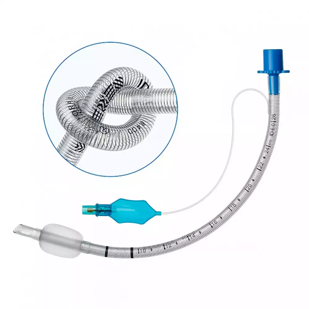 Трубка эндотрахеальная №6,5 с манжетой объемом 9мл, диаметр 6,5/8,8мм, длина 300мм, армированная, стерильная
