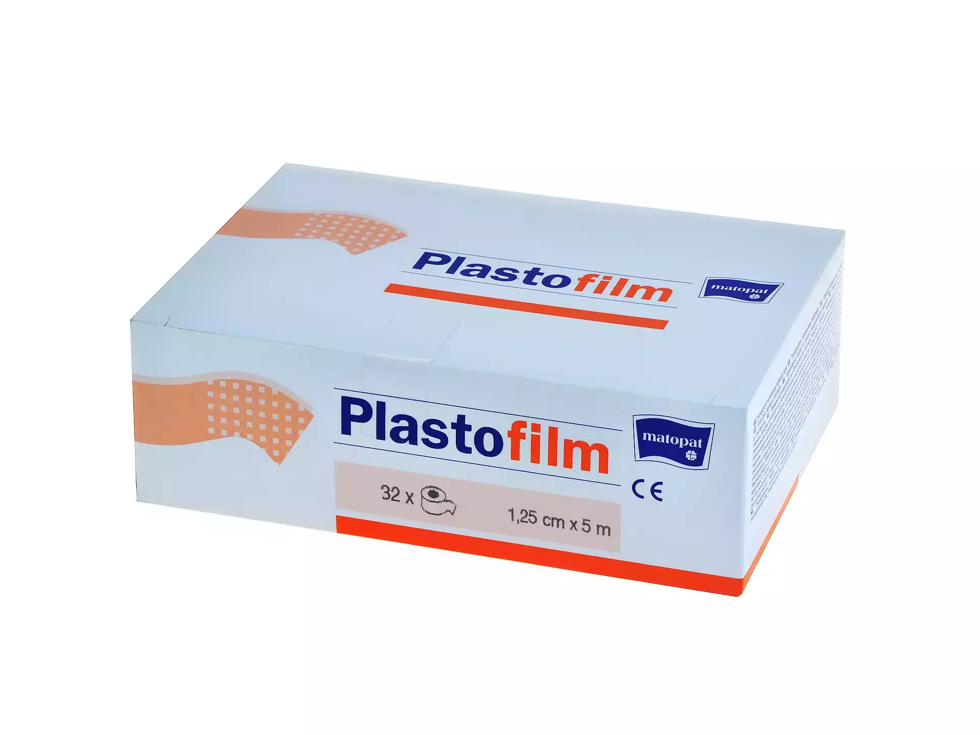 Пластырь МАТОРАТ Plastofilm, размер 1,25см*5м, прозрачный, групповая упаковка