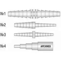 Коннектор для соединения дренажных трубок №4, стерильный
