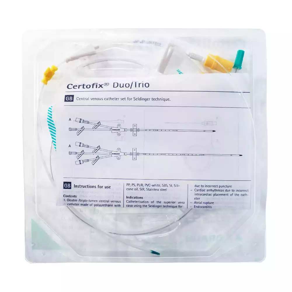 Набор Цертофикс Дуо Е720 - с 2-канальным центральным катетером,  для катетеризации центральных вен