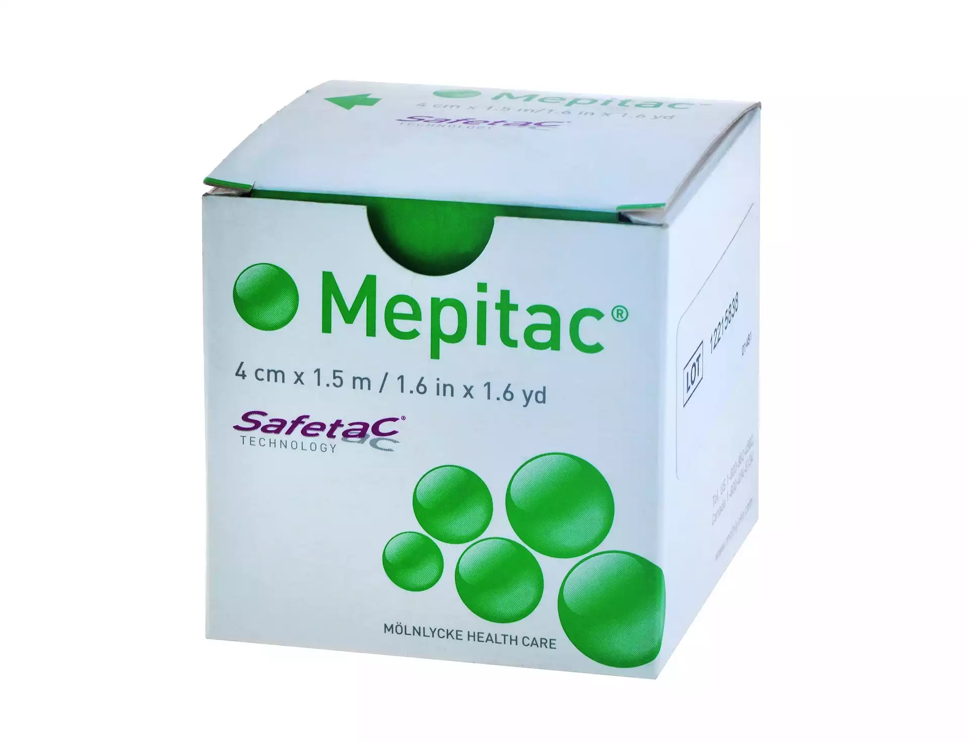 Пластырь Mepitac, размер 4см*1,5м, с мягким силиконовым покрытием