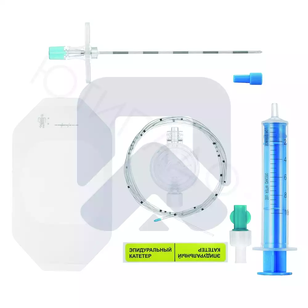 Набор для эпидуральной анестезии 18Gх80/0,8х900, в составе - катетер, игла эпидуральная 18G, игла инъекционная, шприц, фильтр, коннектор. Внимание! поставка строго под ЛПУ